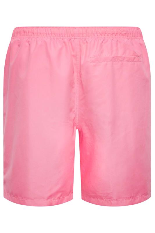 U.S. POLO ASSN. Big & Tall Pink Swim Shorts | BadRhino 6