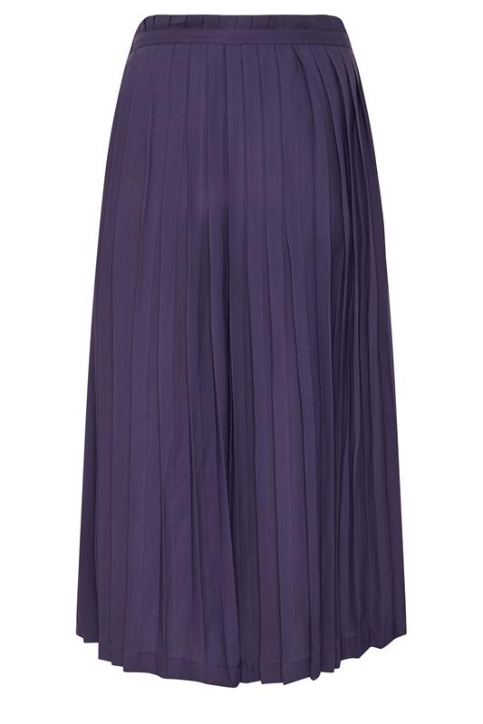 STAR Purple Pleated Belt Buckle Maxi Skirt | StarByJM 6