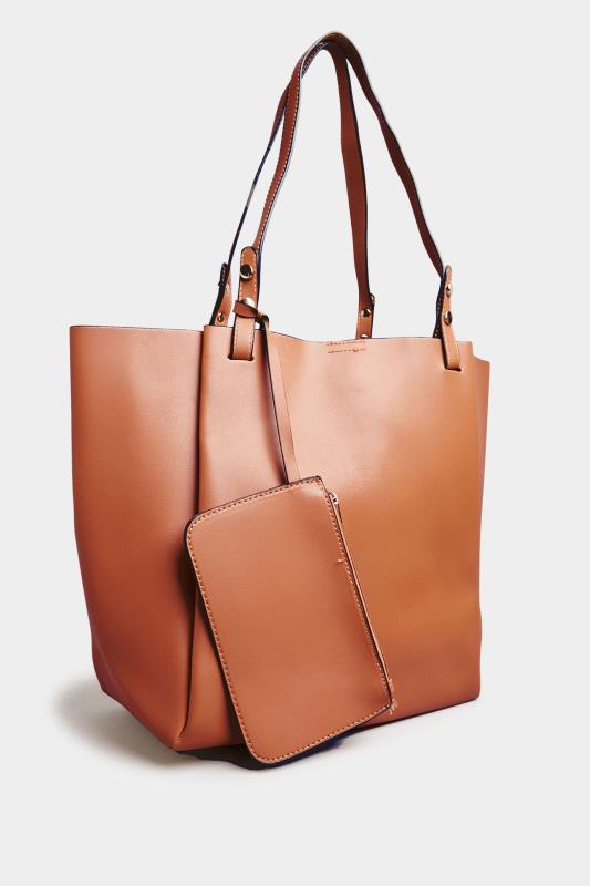  Yours Brown Tote Bag & Purse Set