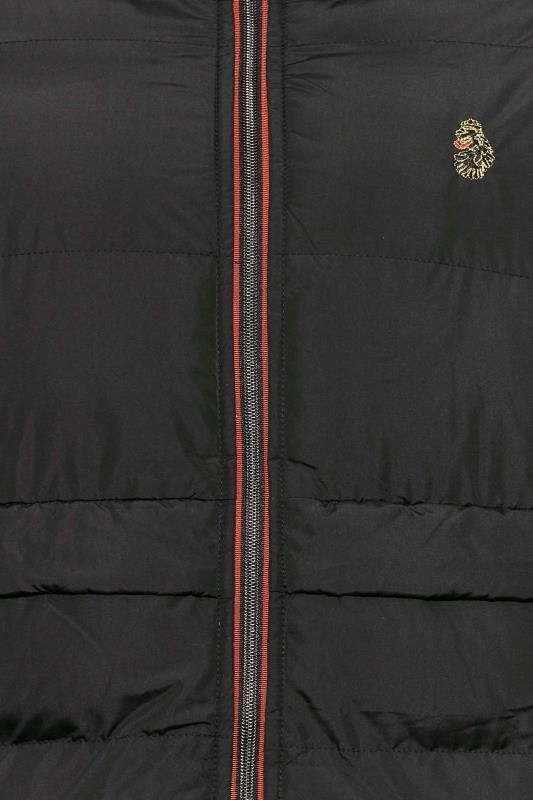 LUKE 1977 Big & Tall Black Padded Sports Jacket | BadRhino 2