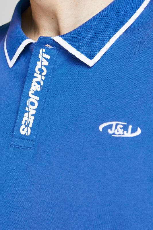 JACK & JONES Big & Tall Blue Air Polo Shirt 3