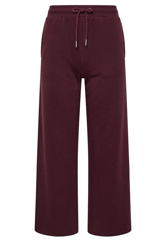 PixieGirl Petite Women's Dark Red Embroidered '22' Slogan Wide Leg Joggers | PixieGirl  2