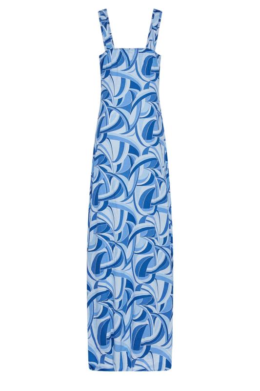 LTS Tall Women's Cobalt Blue Swirl Print Maxi Dress | Long Tall Sally 7