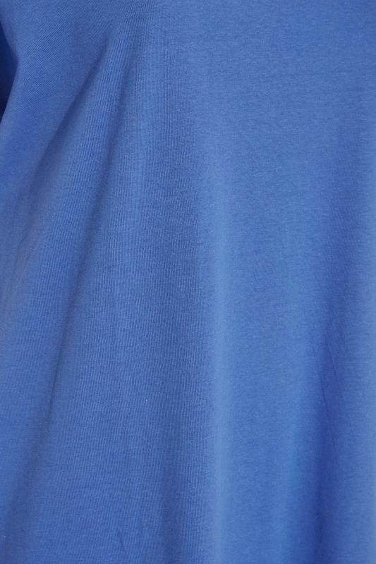 LIMITED COLLECTION Curve Blue Side Split Midaxi T-Shirt Dress_Z.jpg
