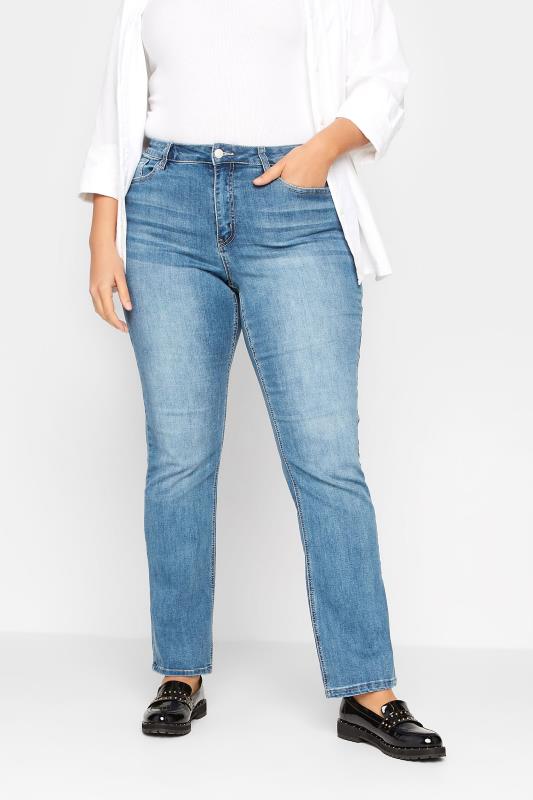 Tall  LTS MADE FOR GOOD Tall Blue IVY Stretch Straight Leg Jeans