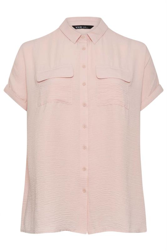 YOURS Plus Size Pink Utility Shirt | Yours Clothing 6