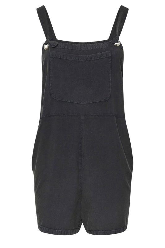 LIMITED COLLECTION Plus Size Washed Black Dungarees | Yours Clothing 6