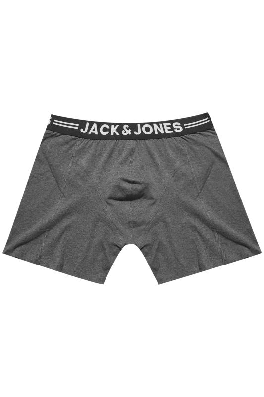 JACK & JONES 3 PACK Navy Blue Boxers | BadRhino 5
