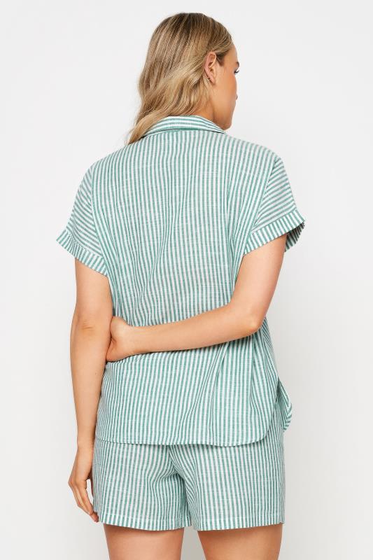 LTS Tall Women's Green Stripe Short Sleeve Shirt | Long Tall Sally 4