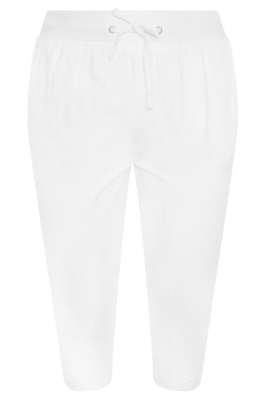 Curve White Cool Cotton Cropped Joggers_F.jpg