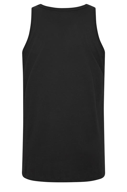 JACK & JONES Big & Tall Black Floral Pocket Vest | BadRhino 4