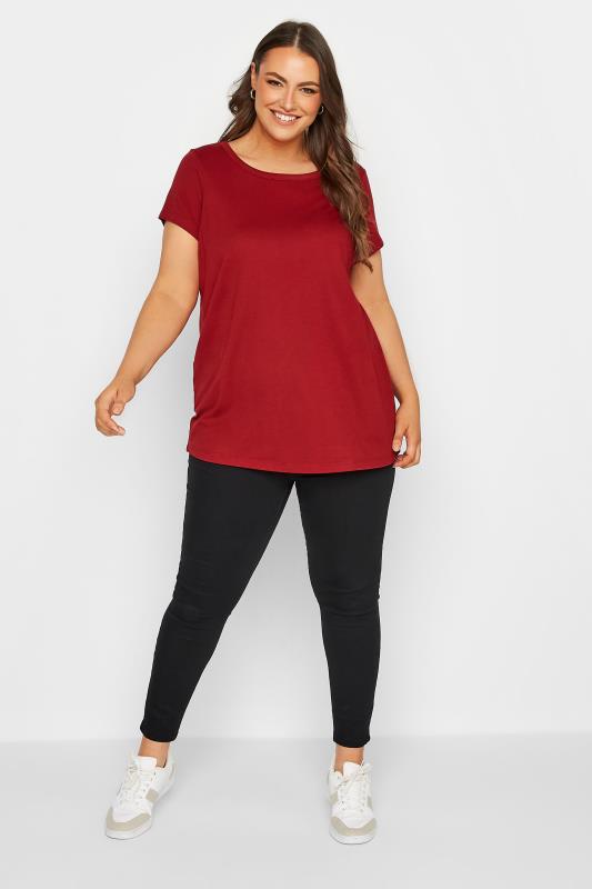 3 PACK Plus Size Red & Green T-Shirts | Yours Clothing 3