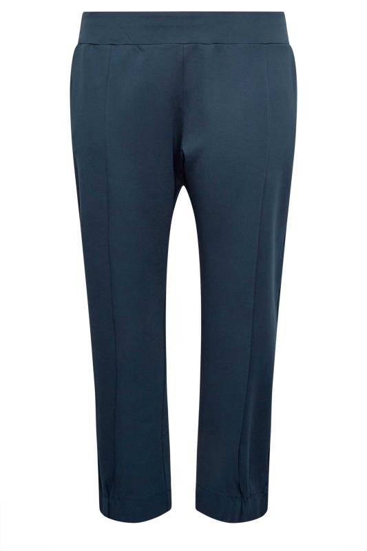 Evans Navy Blue Ponte Trousers 4