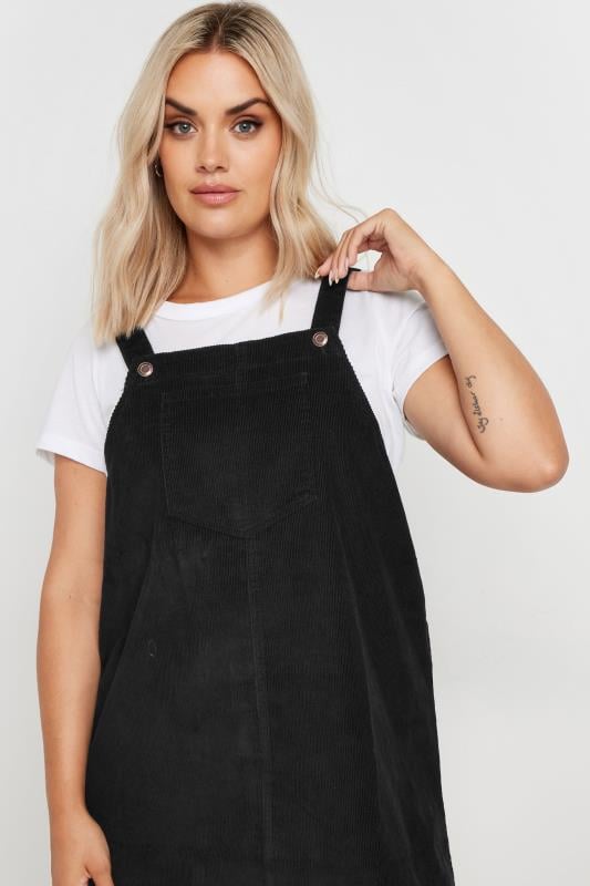 Cord dungaree dress plus size hotsell