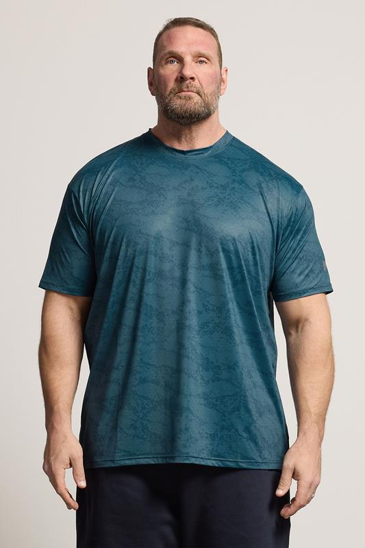  KAM Big & Tall T-shirt de sport bleu marine