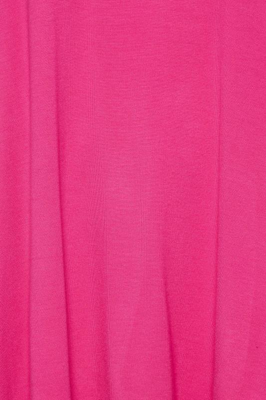 LIMITED COLLECTION Plus Size Pink Tie Sleeve Top | Yours Clothing 5