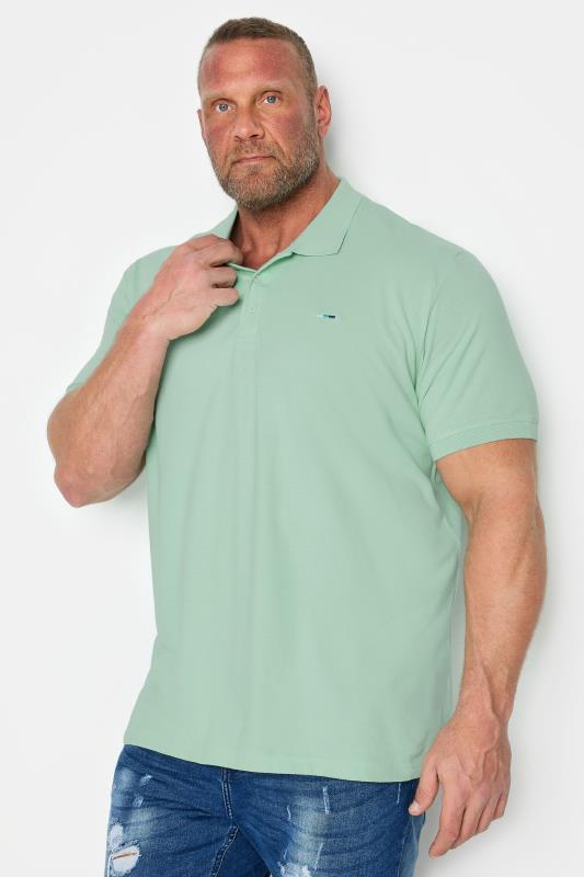 BadRhino Big & Tall Green Polo Shirt | BadRhino 1