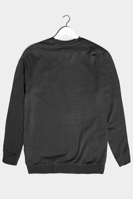 BadRhino Big & Tall Black Essential Sweatshirt 3