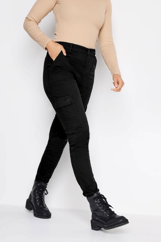  Grande Taille LTS Tall Black Cargo Skinny Jeans
