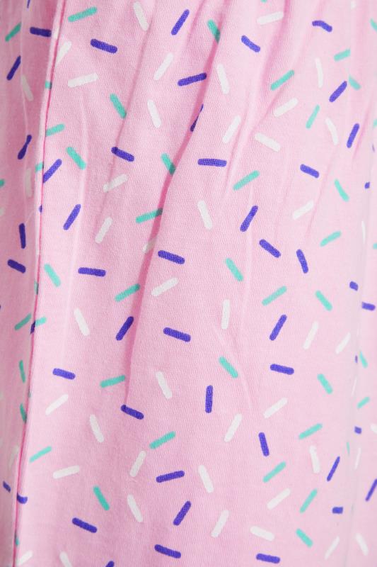 Petite White 'Donut Disturb' Sprinkle Print Pyjama Set | PixieGirl 6
