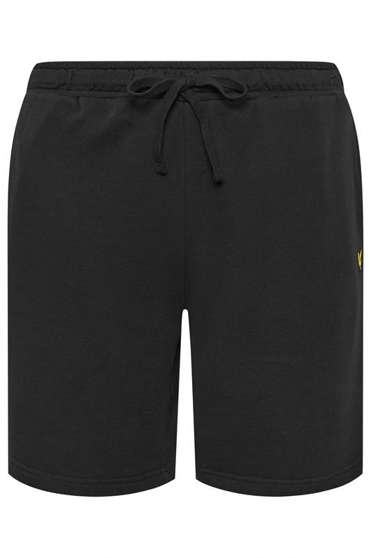 LYLE & SCOTT Big & Tall Black Jogger Shorts | BadRhino 2