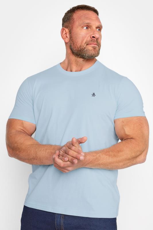  dla puszystych PENGUIN MUNSINGWEAR Big & Tall Light Blue Organic T-Shirt