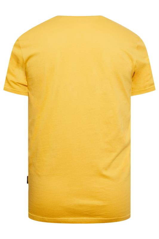 BadRhino Big & Tall Mustard Yellow Core T-Shirt | BadRhino 4