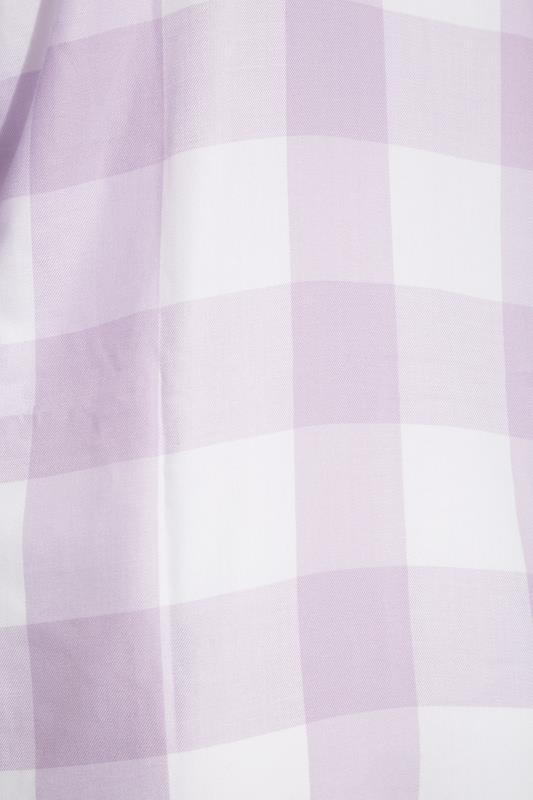 Curve Lilac Purple Checked Oversized Shirt_S.jpg
