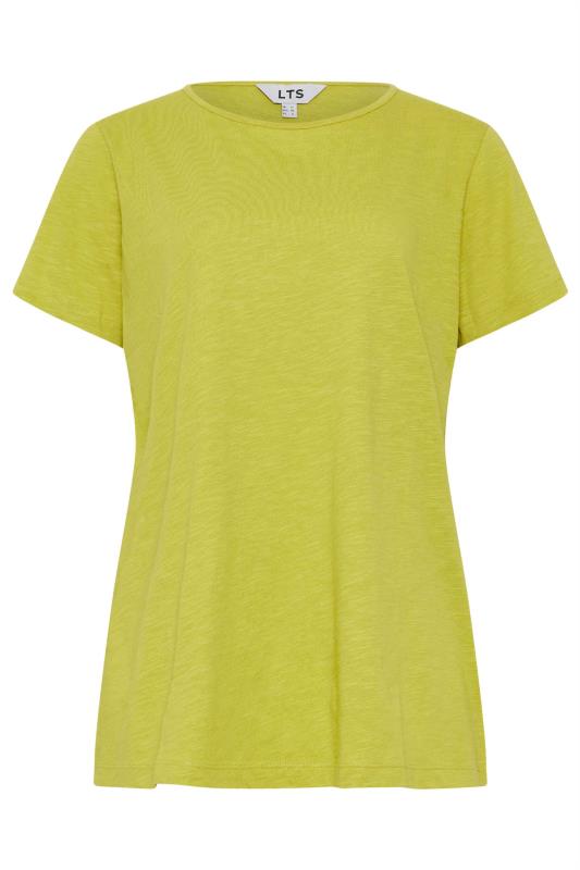 LTS Tall Womens Lime Green Cotton T-Shirt | Long Tall Sally 5