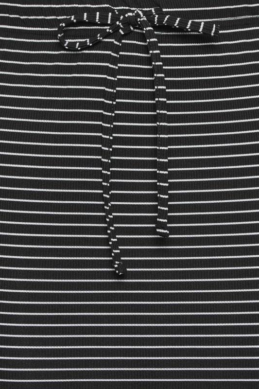 Petite Black Stripe Midaxi Skirt | PixieGirl 4