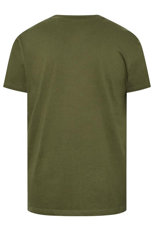 BadRhino Big & Tall Khaki Green Heavyweight T-Shirt | BadRhino 6