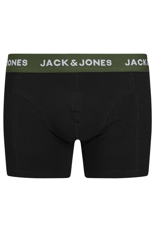 JACK & JONES Big & Tall 5 PACK Black 'Oliver' Trunks | BadRhino 4