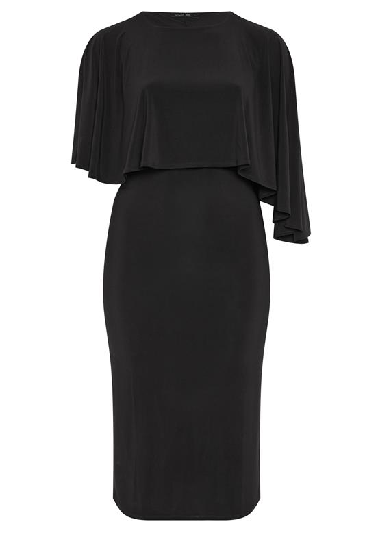 amazon black dress plus size Nmoder Women's Stretchy Flared Wrap Casual Wedding Guest Cocktail Work Midi Dresses V Neck 3/4 Sleeve A-Line Swing XL at Women's Clothing store Our size is Asian size All Size and Plus Size