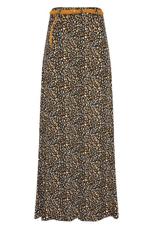LTS Tall Women's Black Animal Print Maxi Skirt | Long Tall Sally 4