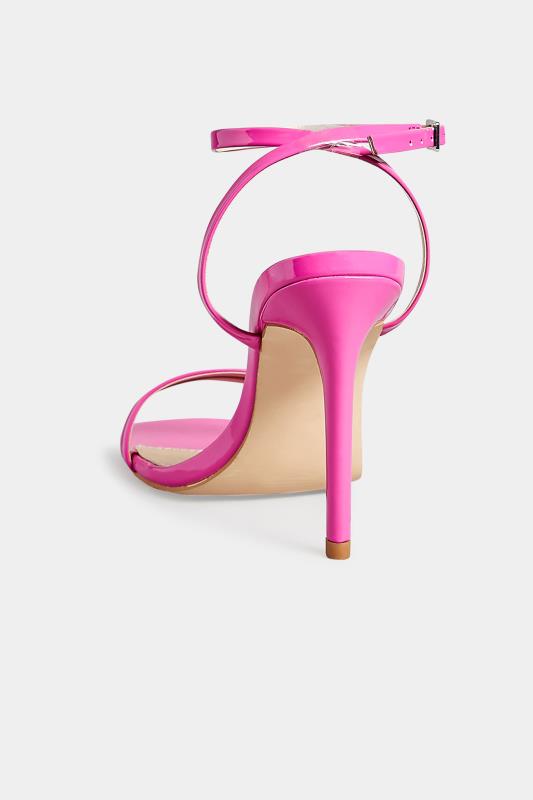 PixieGirl Pink Double Band Heels In Standard D Fit | PixieGirl 4