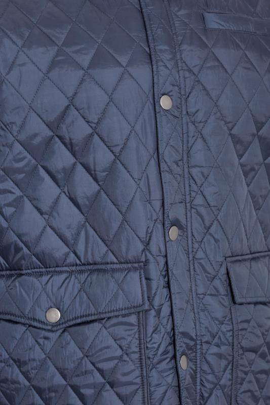 BadRhino Big & Tall Navy Blue Quilted Jacket 2