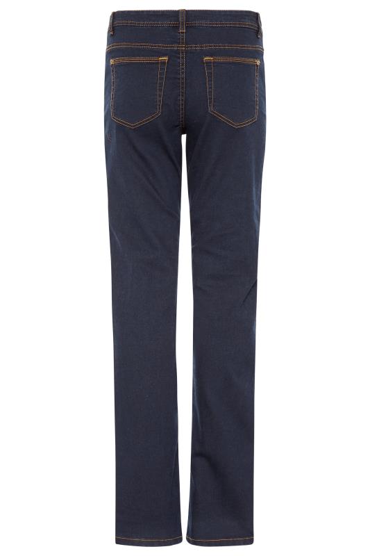 LTS MADE FOR GOOD Indigo Blue Straight Leg Denim Jeans | Long Tall Sally 5