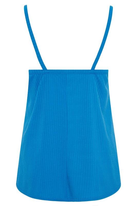 LIMITED COLLECTION Curve Cobalt Blue Rib Swing Cami Top 6