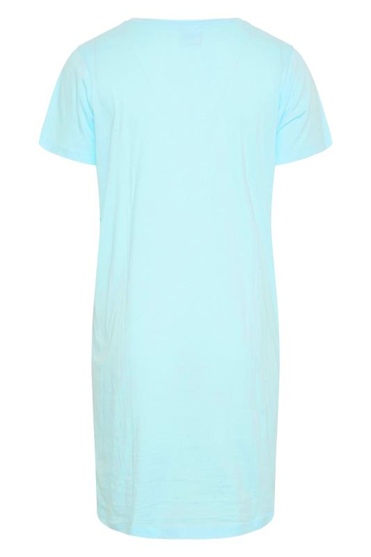 Plus Size Blue Care Bears 'Duvet Day' Nightdress | Yours Clothing 6