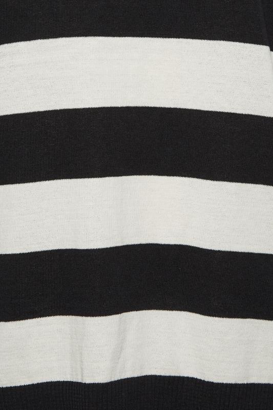 YOURS Plus Size Curve Black Stripe Knitted Jumper | Yours Clothing  5