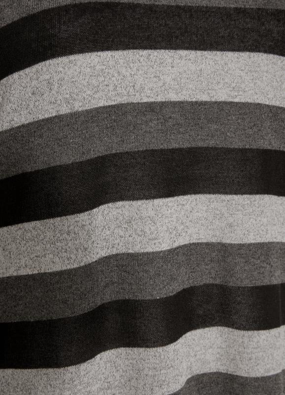 Curve Grey Striped Sweatshirt 5