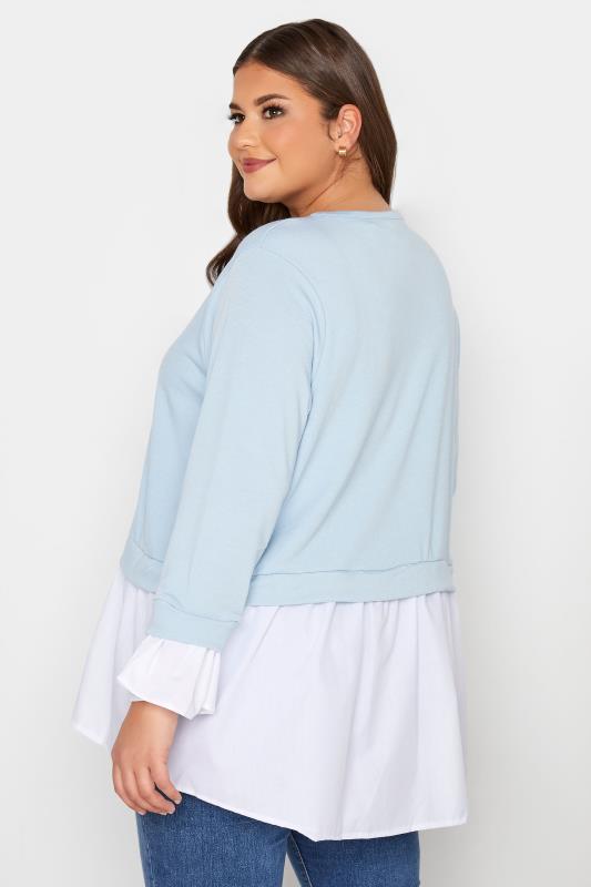 LIMITED COLLECTION Curve Blue 2 in 1 Jumper_C.jpg