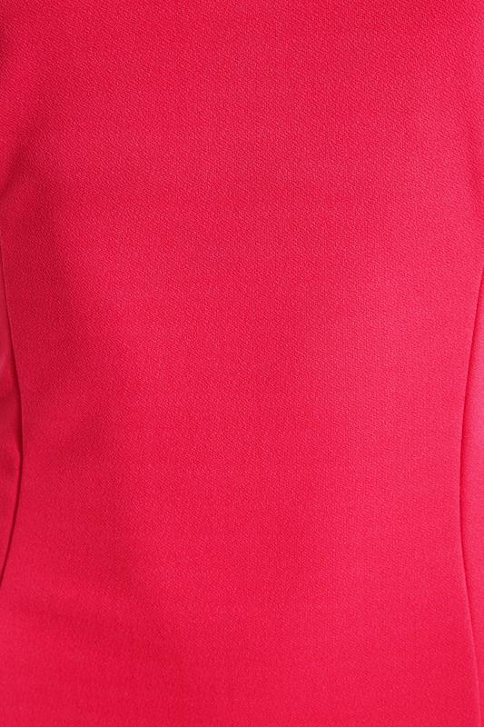 LTS Tall Hot Pink Bandeau Midi Dress 5