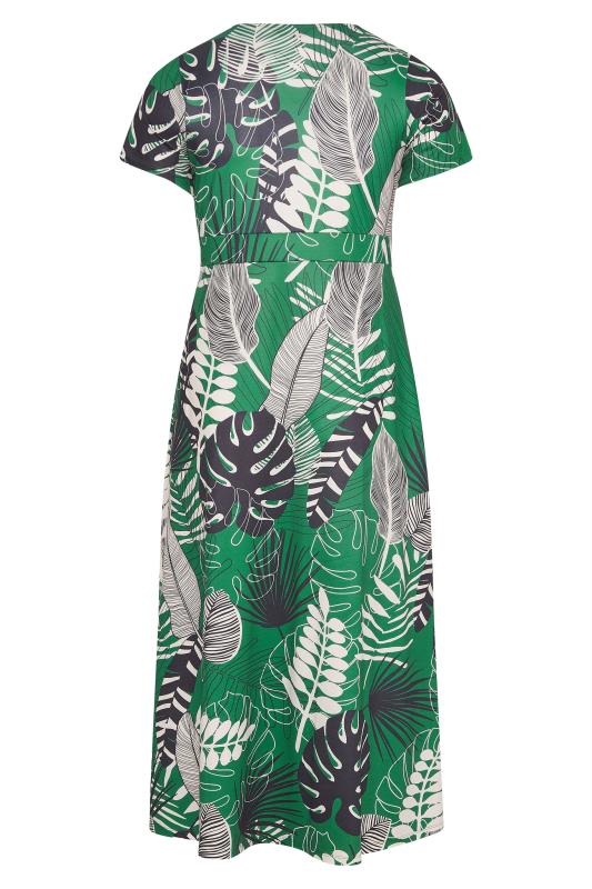 Curve Green Tropical Print Wrap Dress_Y.jpg