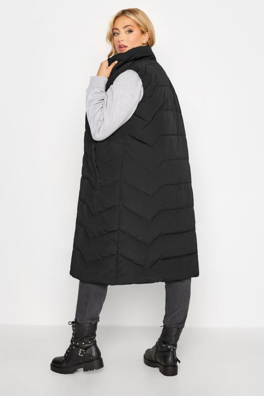 Plus Size Black Maxi Gilet | Yours Clothing  3