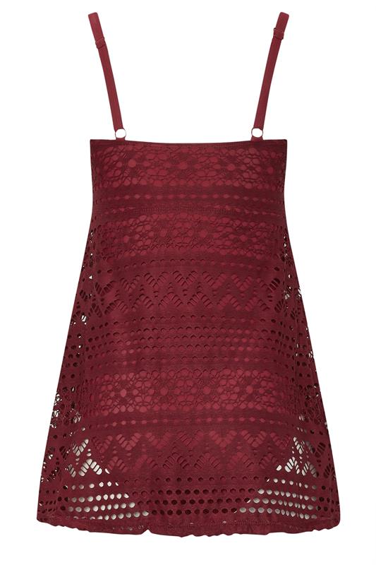 LTS Tall Red Crochet Swimskirt | Long Tall Sally  6