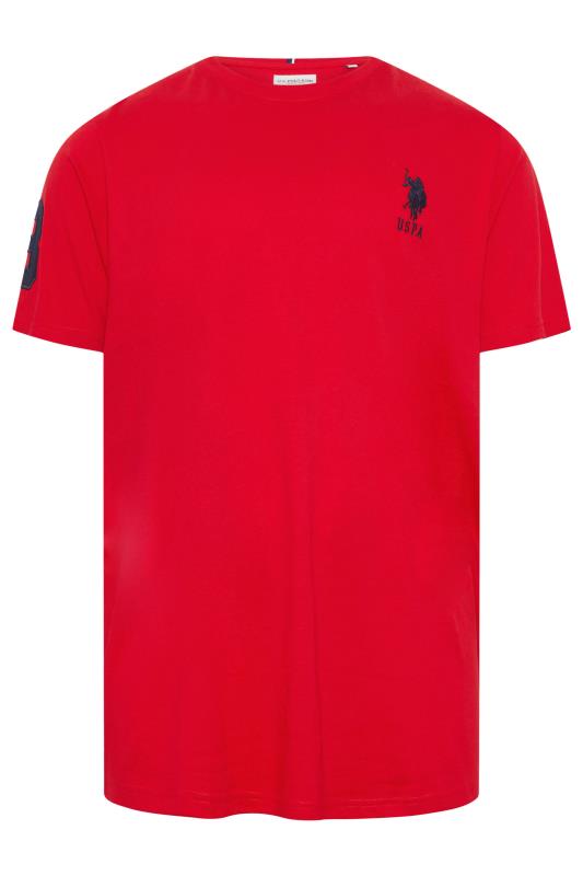 U.S. POLO ASSN. Red 'Player 3' T-Shirt | BadRhino 2
