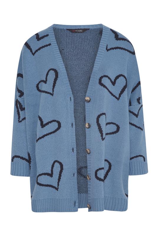 Curve Blue Heart Print Knitted Cardigan_X.jpg