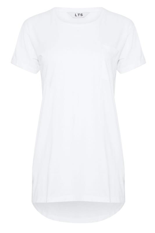 Tall Women's LTS White Short Sleeve Pocket T-Shirt | Long Tall Sally 5