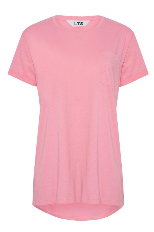 Tall Women's LTS Pink Short Sleeve Pocket T-Shirt | Long Tall Sally 6